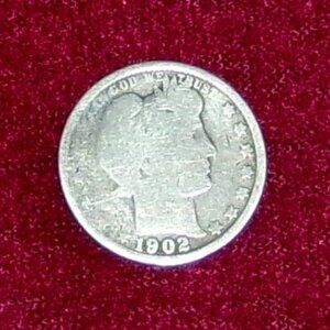 1902 O Barber Quarter
